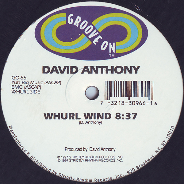 David Anthony - Whurl Wind | Groove On (GO-66) - main