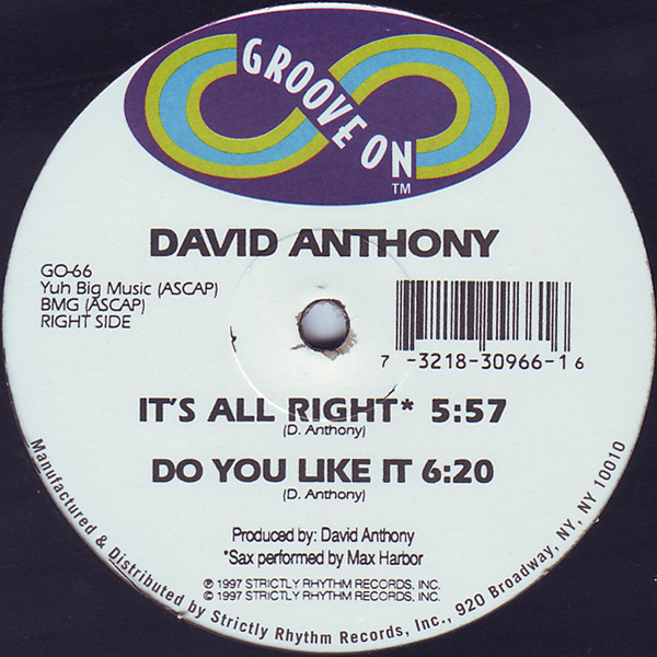 David Anthony - Whurl Wind | Groove On (GO-66) - 2