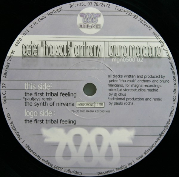 Peter Tha Zouk & Bruno Marciano - The First Tribal Feeling | Magna Recordings (mgn0500 02)