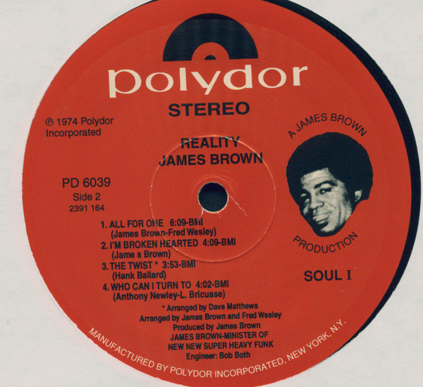 James Brown - Reality | Polydor (PD 6039) - 4