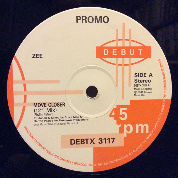 Zee Cowling - Move Closer | Debut (DEBTX 3117) - 2 Zee Cowling - Move Closer | Debut (DEBTX 3117) - 2