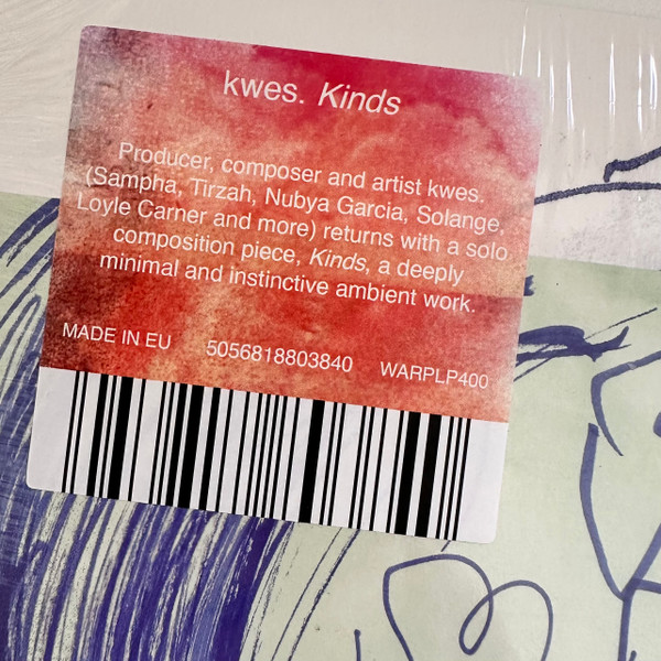Kwes. - Kinds | Warp Records (WARPLP400) - 3