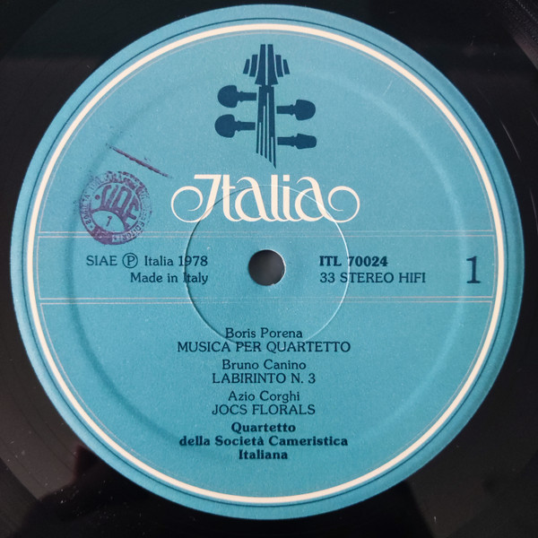 Società Cameristica Italiana - Il Quartetto Contemporaneo | Italia (ITL 70024) - 3 Società Cameristica Italiana - Il Quartetto Contemporaneo | Italia (ITL 70024) - 3
