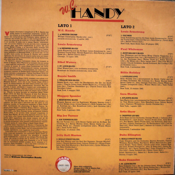 W. C. Handy - W. C. Handy | Musica Jazz (2MJP 1060) - 2