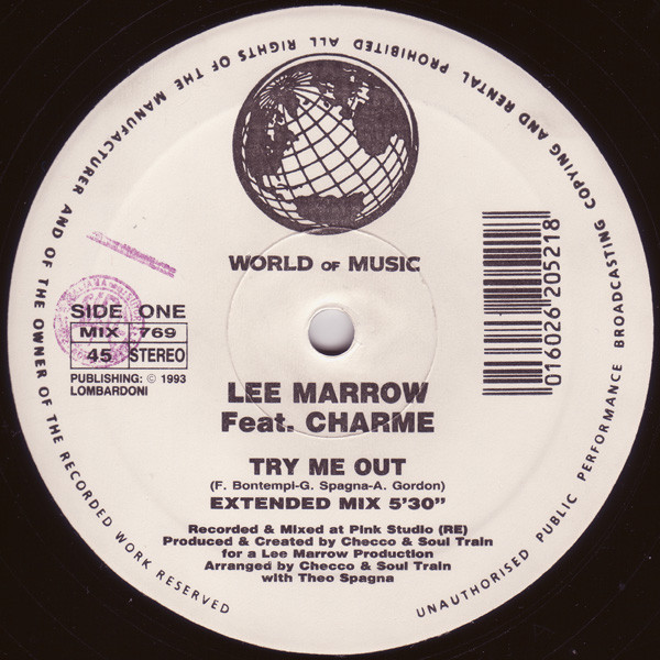 Lee Marrow Feat. Charme - Try Me Out | World Of Music (MIX 769) - 3 Lee Marrow Feat. Charme - Try Me Out | World Of Music (MIX 769) - 3