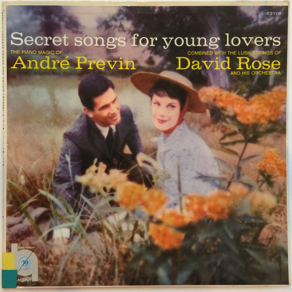 André Previn And David Rose & His Orchestra - Secret Songs For Young Lovers | MGM Records (E3716)