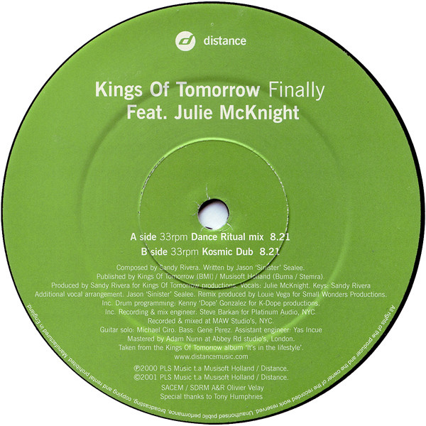 Kings Of Tomorrow Feat. Julie McKnight - Finally | Distance (Di2026) - 3