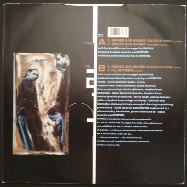 Unation - Higher And Higher | MCA Records (MCST 1773) - 2