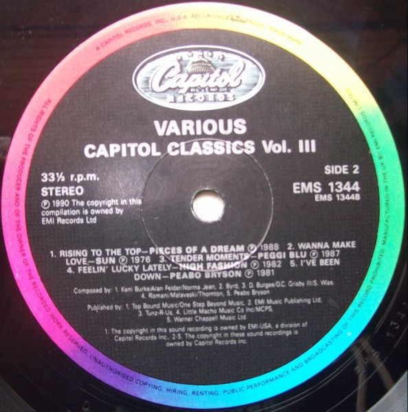 Various - Capitol Classics Volume 3 | Capitol Records (EMS 1344) - 4