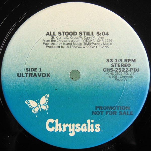 Ultravox - All Stood Still | Chrysalis (CHS-2522-PDJ) - main