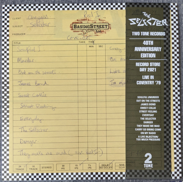The Selecter - Live In Coventry '79 | Two-Tone Records (CDLTTL 5002)