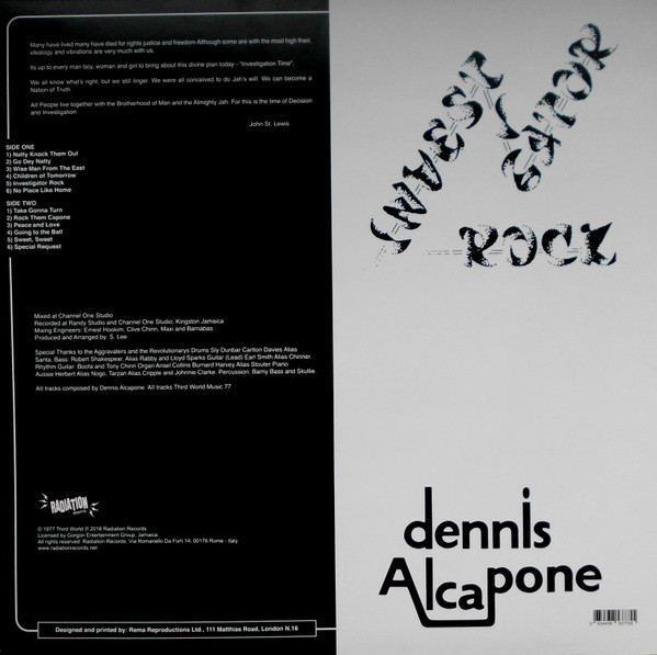 Dennis Alcapone - Investigator Rock | Radiation Roots (RROO327) - 2 Dennis Alcapone - Investigator Rock | Radiation Roots (RROO327) - 2