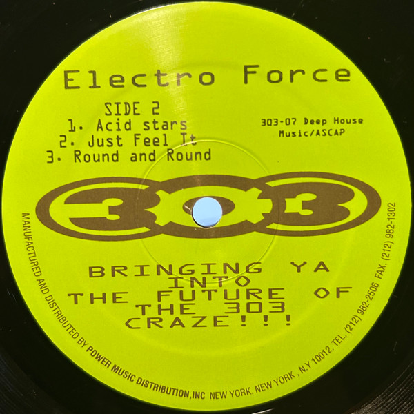 Electro Force - Getting High | 303 Records (303 07) - 2