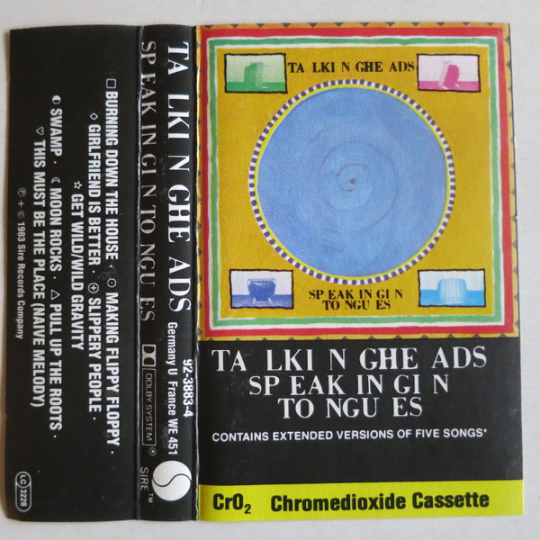 Talking Heads - Speaking In Tongues | Sire (92-3883-4)