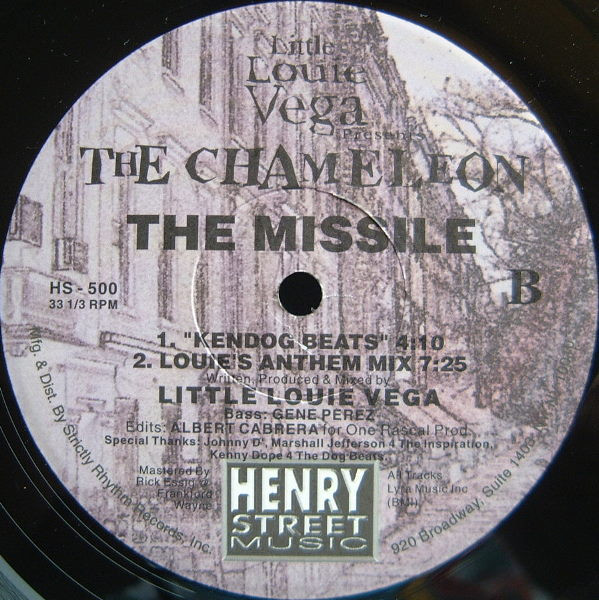 Louie Vega Presents The Chameleon - The Missile | Henry Street Music (HS-500) - 3 Louie Vega Presents The Chameleon - The Missile | Henry Street Music (HS-500) - 3