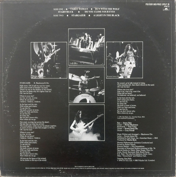 Rainbow - Rainbow Rising | Oyster (SPELP 35) - 2