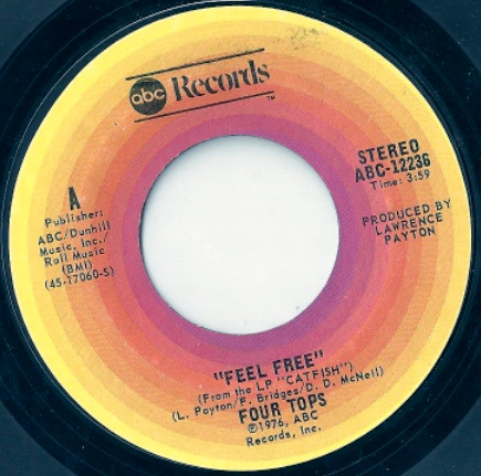 Four Tops - Feel Free / I Know You Like It | ABC Records (ABC-12236)