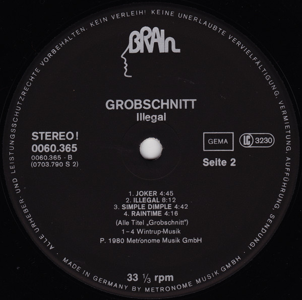 Grobschnitt - Illegal | Brain (0060.365) - 4