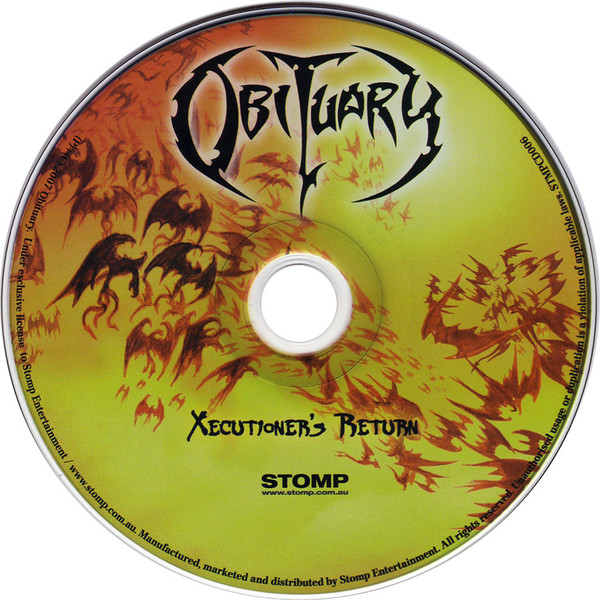 Obituary - Xecutioner's Return CD | Stomp Entertainment (STMPCD006) - 2