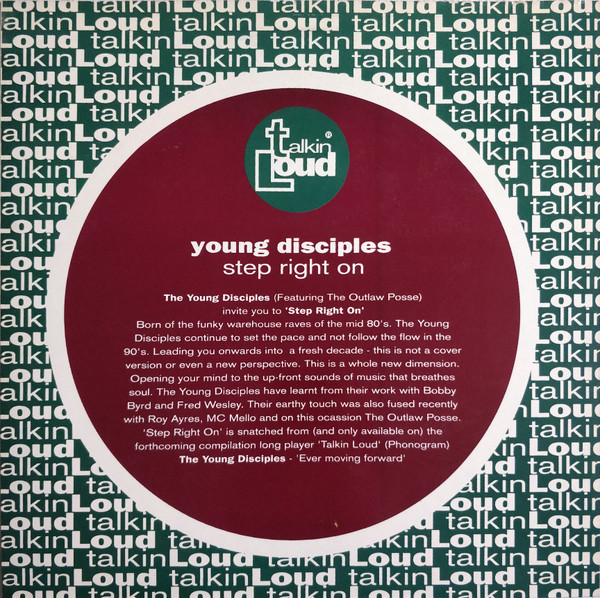 Young Disciples - Step Right On | Talkin' Loud (TLKDJ2) - 2