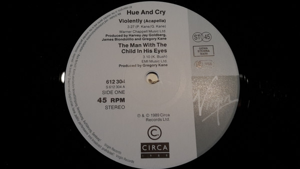 Hue & Cry - Violently | Circa (612 304) - 3