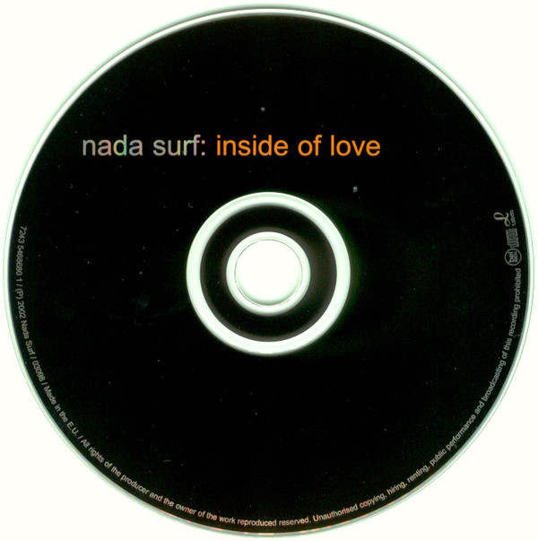 Nada Surf - Inside Of Love | Labels (7243 5468680 1)