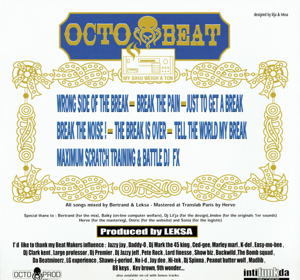Leksa - OCTO BEAT vol.4 The Volume 4 | Intifunkda Record (OCTO 04) - 2