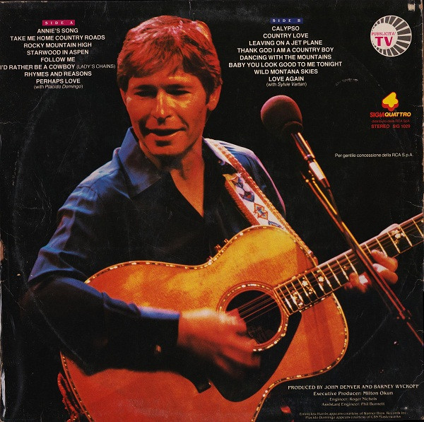 John Denver - I Grandi Successi Di John Denver | Sigla Quattro (SIG 1029)