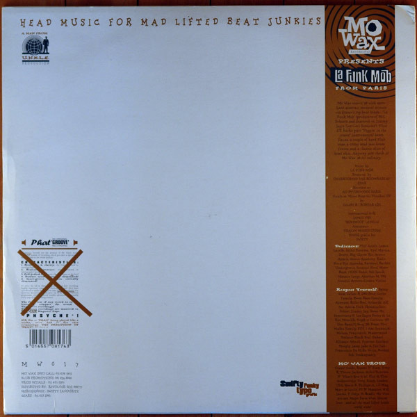 La Funk Mob - Tribulations Extra Sensorielles | Mo Wax (MW 017) - 2