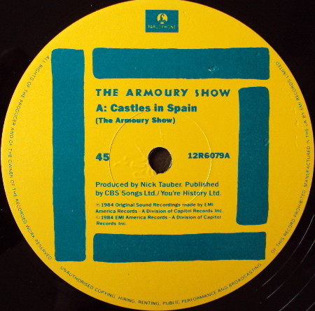 The Armoury Show - Castles In Spain (Wubb Dug Mix) | Parlophone (12R 6079) - 3