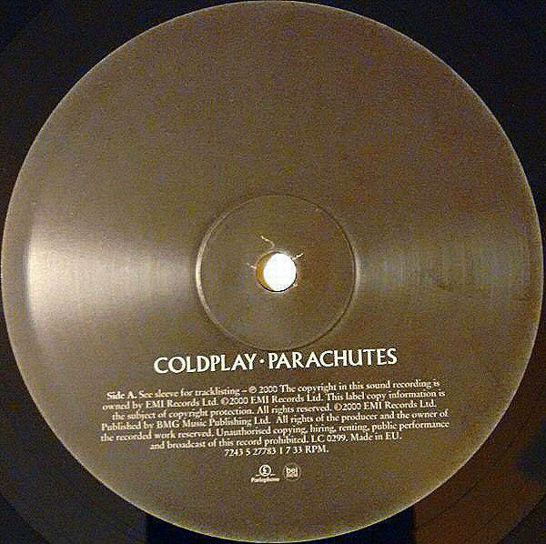 Coldplay - Parachutes | Parlophone (7243 5 27783 1 7) - 3 Coldplay - Parachutes | Parlophone (7243 5 27783 1 7) - 3