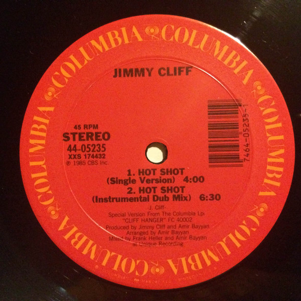 Jimmy Cliff - Hot Shot | Columbia (44-05235) - 3
