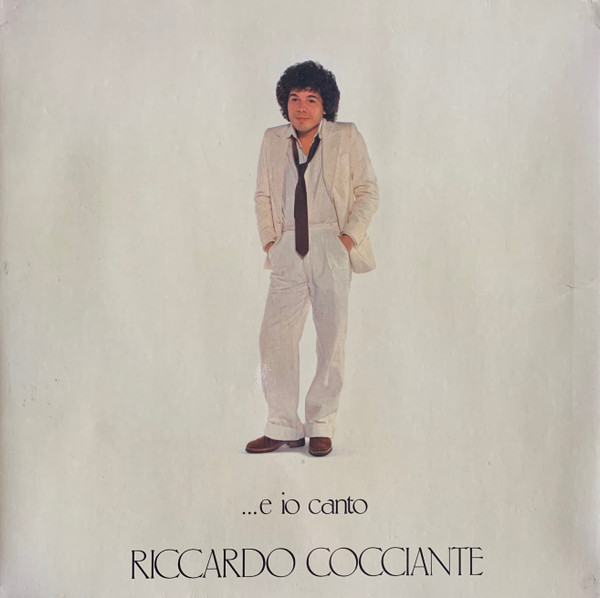Riccardo Cocciante - ...E Io Canto | RCA Italiana (PL 31421) - main