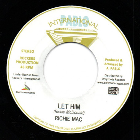 Richard McDonald - Let Him | Onlyroots Records (OR152)