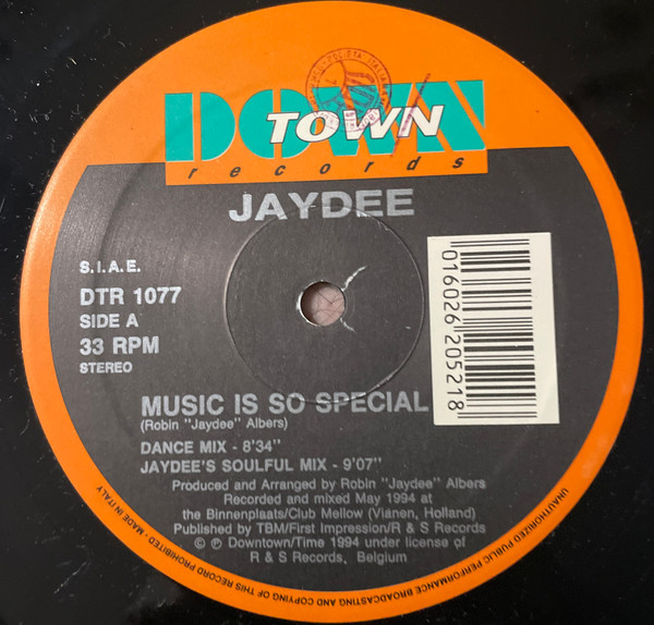 Jaydee - Music Is So Special | Downtown (DTR 1077)