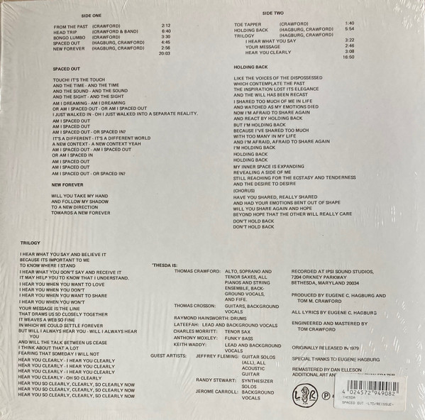 'Thesda - Spaced Out | Left Ear Records (LER 1004) - 2