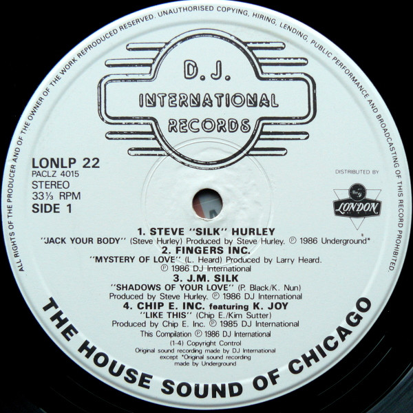 Various - The House Sound Of Chicago | London Records (LON LP 22) - 3