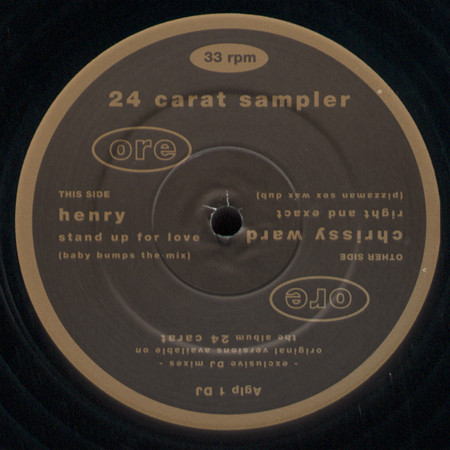 Henry / Chrissy Ward - 24 Carat Sampler | Ore Music (Aglp 1 DJ)