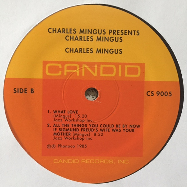 Charles Mingus - Presents Charles Mingus | Candid (CS 9005) - 4