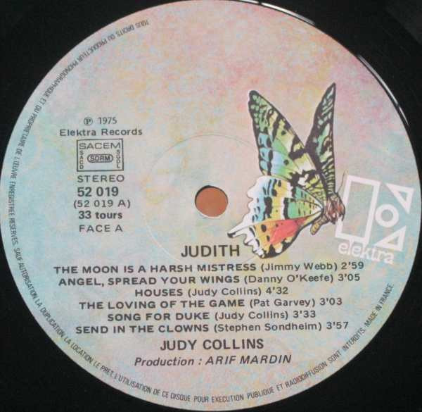 Judy Collins - Judith | Elektra (52019) - 3
