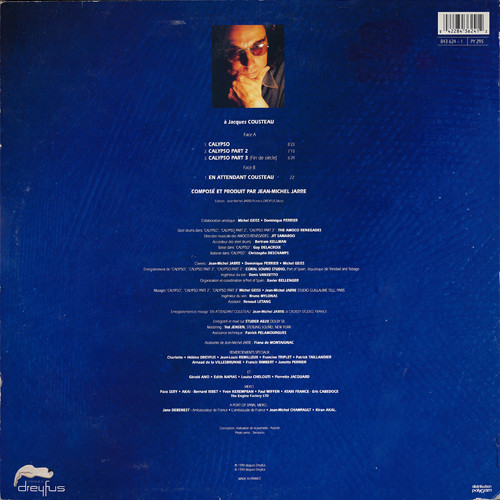 Jean-Michel Jarre - En Attendant Cousteau | Disques Dreyfus (843 624-1) - 2