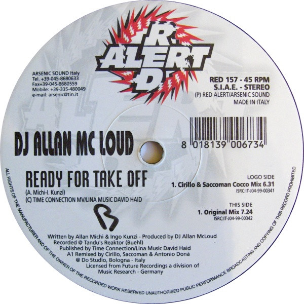 DJ Allan McLoud - Ready For Take Off | Red Alert (RED 157)