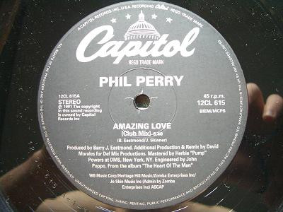 Phil Perry - Amazing Love | Capitol Records (12CL 615) - 3