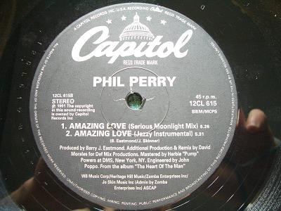 Phil Perry - Amazing Love | Capitol Records (12CL 615) - 2