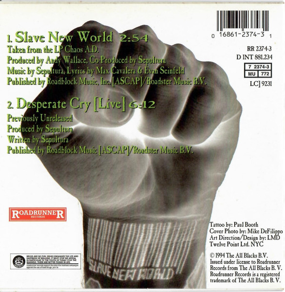 Sepultura - Slave New World | Roadrunner Records (RR 2374-3) - 2