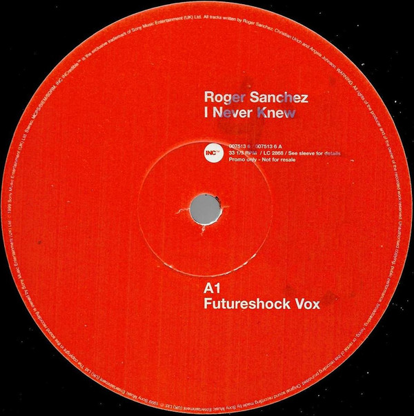 Roger Sanchez - I Never Knew | INCredible (007513 6) - 3