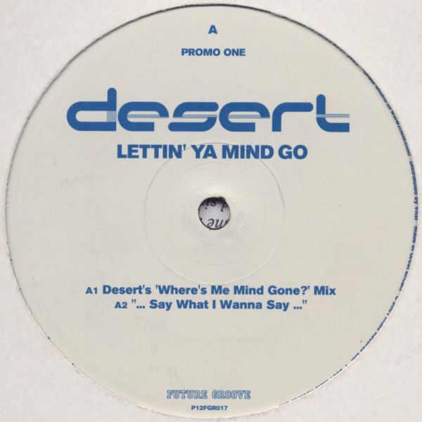 Desert - Lettin' Ya Mind Go (Promo One) | Future Groove (P12FGR017)