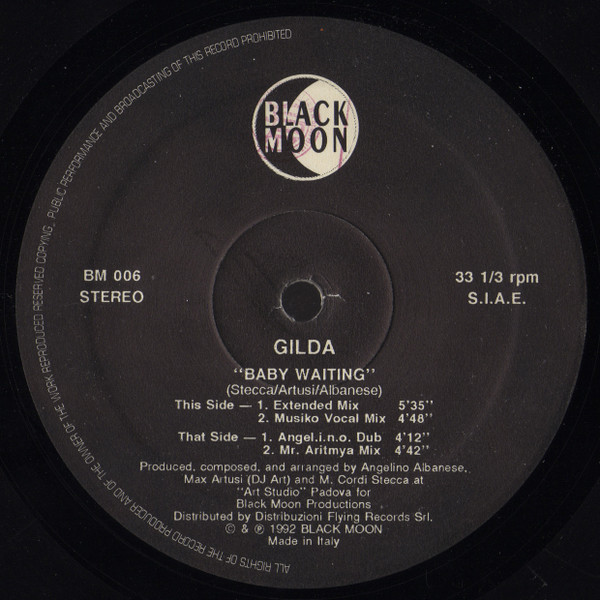 Gilda - Baby Waiting | Black Moon (BM 006) Gilda - Baby Waiting | Black Moon (BM 006)