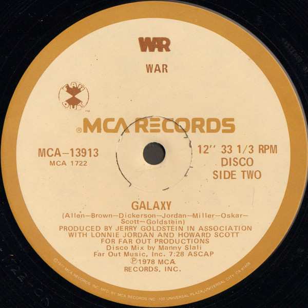War - Good, Good Feelin' / Galaxy | MCA Records (MCA-13913) - 2