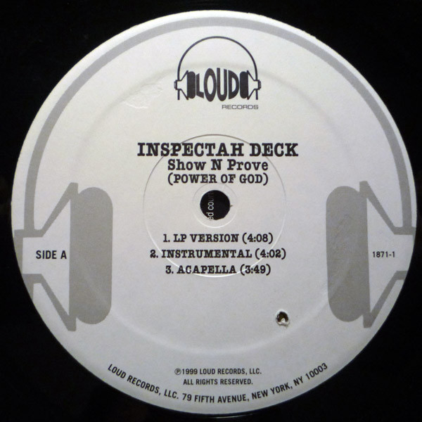 Inspectah Deck - Show N Prove (Power Of God) | Loud Records (LOUD 1871-1) - 3